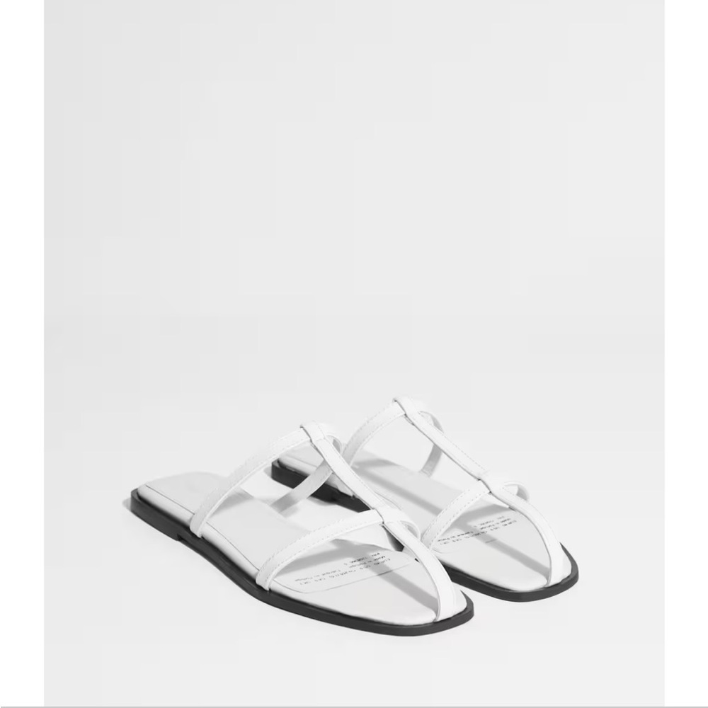 & Other Stories Leather Strap Sandals